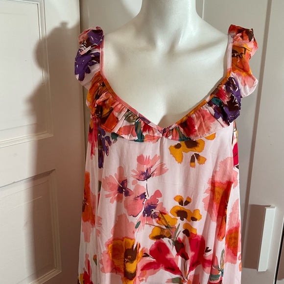 NWOT MULTICOLORE MAXI DRESS 🌸 - Picture 12 of 13